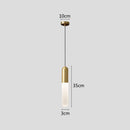 GobekUsa Gold LED Pendant Lamp for Bedroom & Kitchen Lighting - Long Cable Suspended Fixture