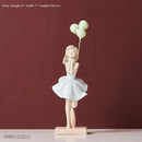 GobekUsa Balloon Girls Resin Home Decor Ornaments