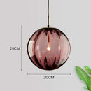 GobekUsa Glass Ball LED Pendant Lamp for Home Bedroom Living Room