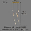 GobekUsa Diamond Crystal Chandelier - Gold Interior Designer Living Room Lamp