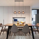 GobekUsa Industrial Wood Ceiling Chandelier for Bedroom Cafe Bar Restaurant Decor