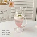 GobekUsa Heart Love Glass Mug Set - Couple Cups, Bird & Cocktail Glass Tea Coffee Cup