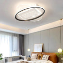 GobekUsa Kids Bedroom Ceiling Fan with Remote Control & Light - Modern Bladeless LED Fan