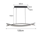GobekUsa Aluminum Suspension LED Chandelier for Kitchen Dining Table Island