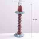 GobekUsa Geometric Glass Candlestick Holder Wedding Home Decoration Accessory