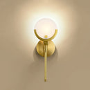 GobekUsa Gold Marble Wall Lights: Modern LED Sconce for Living Room Bedroom Decor