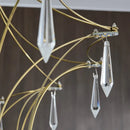 GobekUsa Deluxe Crystal Star Lamp: Designer LED Lighting for Modern Living Room & Villa