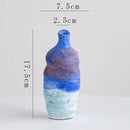 GobekUsa Gradient Ceramic Vase - Tabletop Floral Decoration
