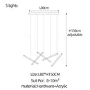 GobekUsa LED Chandelier: Luxury Indoor Lighting for Living Room, Hall, Staircase