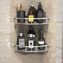 GobekUsa Corner Shower Shelf Bathroom Storage Holder Shampoo Organizer & Accessories