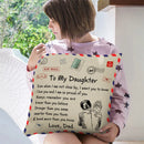GobekUsa Love Mom Cushion Cover 45x45cm - Family Anniversary Gift - Nordic Design