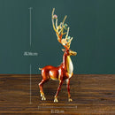 GobekUsa Deer Peace Porch Decoration Set for Luxe Living Room TV Cabinet