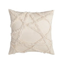 GobekUsa Beige Boho Style Cushion Cover 45x45/30x50cm - Handmade Square Pillow Case