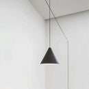 GobekUsa Black LED Pendant Chandelier for Modern Bedroom Dining Room Art Decor