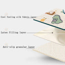 GobekUsa Latex Cooling Mattress Cover & Pillowcase Set - Summer Cool Down Bed Pad