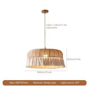 GobekUsa Hemp Rope Ceiling Chandelier: Japanese-Inspired Twine Pendant Lights for Home Decor