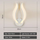 GobekUsa LED Wall Sconce Light Acrylic Lamp for Bedroom Corridor Chandelier Style