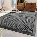 GobekUsa Large Rubber Indoor Outdoor Doormat | Durable Shoe Scraper Mat