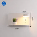 GobekUsa LED Wall Lights with Switch, USB Charging Interface for Bedroom, Living Room Decoration