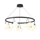 GobekUsa Glass Art Chandelier for Living Room, Children's Room, Bedroom, Dining Room