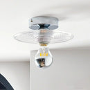 GobekUsa Glass LED Ceiling Lamp Iron Base Nordic Modern Simple Design