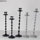 GobekUsa Golden Candlestick Holder Desk Ornament Home Aroma Container