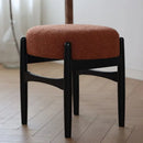 GobekUsa Ash Wood Makeup Bench Dressing Chair for Small Spaces