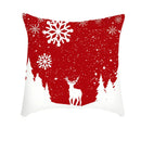 GobekUsa Christmas Cushion Cover 45x45cm Xmas Pillowcase for Sofa - Happy New Year 2023