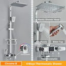 GobekUsa Digital Display Shower Faucet Set with Rain Shower Head