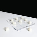 Acrylic Chessboard & Resin Pebble Chess Pieces Set for Home Decor - GobekUsa