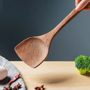 GobekUsa Kitchen Utensils Set: Non-Stick Cookware with Wooden Handles