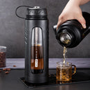GobekUsa Double-layer Insulated Glass Water Cup | Large-capacity Heat-resistant Tea Cup