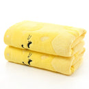 GobekUsa Kids Cute Kittens Bamboo Fiber Towel - Soft, Strong, High Quality