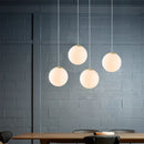 GobekUsa Glass Ball Pendant Lights - Nordic Minimalist Chandelier for Living Room & Bedroom