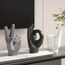 GobekUsa Gesture Art Decor for Home Office Living Room Bookcase Wine Cabinet