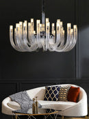 GobekUsa Glass Tube Dining Chandelier Modern Lamps