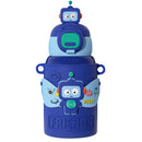 GobekUsa Kids' Cartoon Stainless Steel Thermal Water Bottle with Straw