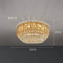 GobekUsa Crystal LED Wall Lamp: Minimalist Luxury Lighting for Living Room TV Background