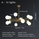 GobekUsa Copper Ceiling Chandelier for Home Decor Lighting