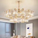 GobekUsa Crystal Lustre Chandelier: Modern Luxury Indoor Lighting Fixtures