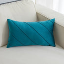 GobekUsa Hand Pleat Embroidered Cushions 30x50/45x45cm Beige Pink Nordic Style Pillowcase