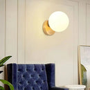 GobekUsa Gold Glass Ball LED Wall Light for Living Room Bedroom Bathroom Decor