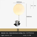 GobekUsa Kids Bear LED Ceiling Chandelier, Cute Bedroom Pendant Light for Boys and Girls