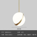 GobekUsa Gold Lustre LED Pendant Lights for Living/Dining Room, Bedroom & Shop