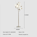 GobekUsa Ginkgo Leaf Floor Lamp - Modern Lighting for Living Room, Bedroom, Study