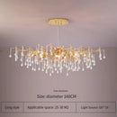 GobekUsa Elegant Gold Crystal Chandelier for Modern Luxury Living Spaces