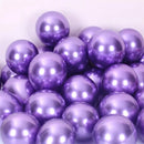 GobekUsa 12-Inch Metal Latex Confetti Balloon Set for Wedding, Birthday, Party Decorations