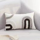 GobekUsa Boho Geometric Tufted Tassel Cushion Cover 30x50/45x45cm