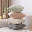 GobekUsa Inyahome Sage Green Corduroy Velvet Pillowcase Set of 2 - Cushion Cover