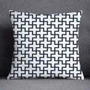 GobekUsa Blue Geometric Floral Design Pillowcase - Modern Home Decor Cushion Cover